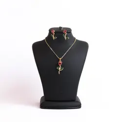 نیم ست گل رز برند زد جی جولری کد 75 Z J JEWELRY