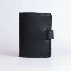 کیف جا کارتی چرم طبیعی فراگامو مشکی کد 149