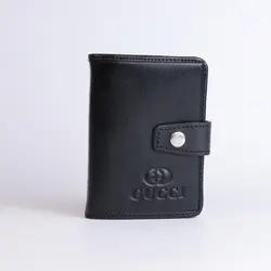 کیف جا کارتی چرم طبیعی گوچی کد80