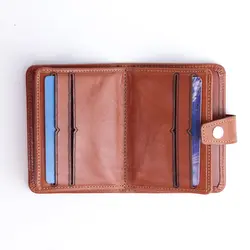 کیف جا کارتی چرم طبیعی گوچی کد80