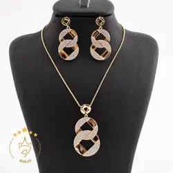 نیم ست چنل نگین کاری ژوپینگ کد 44/1 XUPING