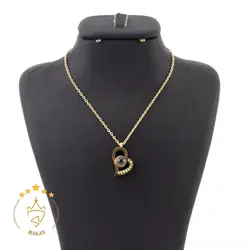 گردنبند دوستت دارت طرح قلب برند استن استیل | ST 184