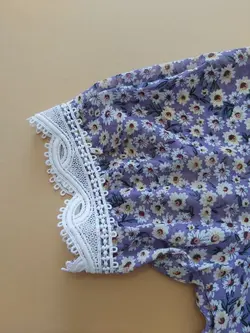 شومیز دخترانه استین کوتاه کد 1107