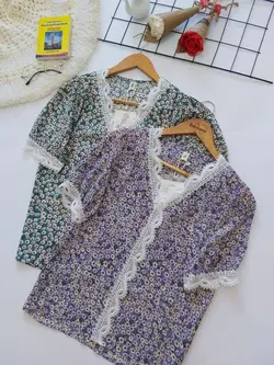 شومیز دخترانه استین کوتاه کد 1107