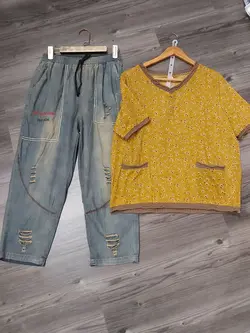 دو تیکه شومیز و شلوار اسپورت کد 305