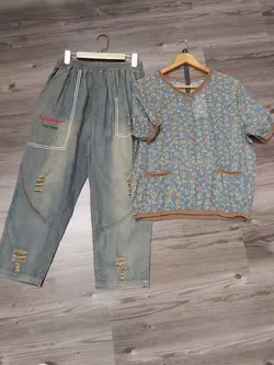 دو تیکه شومیز و شلوار اسپورت کد 305