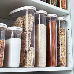 ظروف حبوبات ایکیا IKEA DRY FOOD JAR WITH LID
