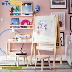 تخته سیاه و وایت برد ایکیا IKEA چوبی دو طرفه MALA