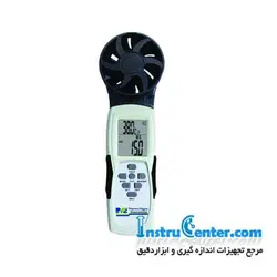 فلومتر باد ، دماسنج و رطوبت سنج دیتالاگر مدل MIC-98658 - اینستروسنتر