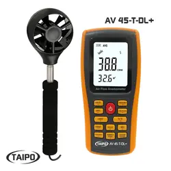 باد سنج دیجیتال و فلومتر باد دیتالاگر دار مدل +AV 45-T-DL ساخت TAIPO تایوان - اینستروسنتر