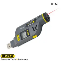 دیتالاگر دما و رطوبت USB و ترمومتر لیزری 250 درجه مدل HT50 جنرال تولز آمریکا - اینستروسنتر