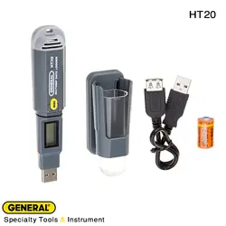 دیتالاگر دما و رطوبت USB مدل HT20 جنرال تولز آمریکا - اینستروسنتر