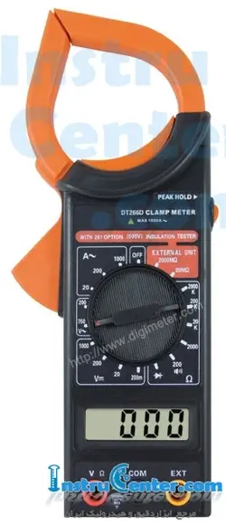 کلمپ متر دیجیتال مدل DT266D ساخت Digimeter  - اینستروسنتر