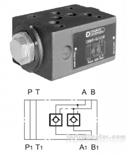 چک ولو تحریک پیلوتی (قفل دوبل مادولار) CHM5-D-50 - اینستروسنتر