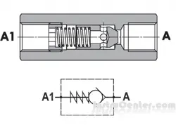 چک ولو (شیر سوپاپی) FPR 3/8 - اینستروسنتر