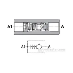 شیر سوپاپی (چک ولو) FPR 1/2 - اینستروسنتر