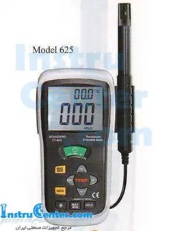 هیدروترمومتر(رطوبت سنج) و دما سنج مدل st-625 ساخت شرکت استاندارد - اینستروسنتر