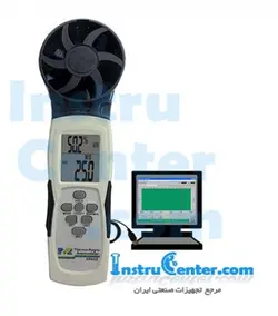 فلو سنج باد، دما سنج و رطوبت سنج هوا مدل 98652 ساخت MIC تایوان - اینستروسنتر