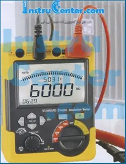 میگر تستر عایق 5000 ولت مدل st-6605 ساخت شرکت استاندارد - اینستروسنتر