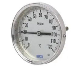 گیج دما ویکا (0-200) مدل R-52.100 ساخت WIKA - اینستروسنتر