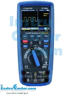 مولتی متر و اسیلوسکوپ فوق حرفه ای استاندارد مدل st-9989 - اینستروسنتر