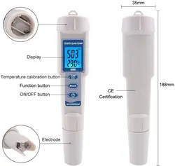 ph سنج چهارکاره (ph/tds/ec/temp)