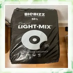 خاک سوپر سویل لایت میکس بایوبیز حجم 50 لیتر  | BioBizz Light Mix 50 litre