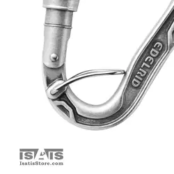 کارابین پیچ گلابی شکل ادلراید EDELRID مدل بالت پروف اکو فنردار BULLETPROOF FG ECO