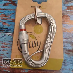 کارابین پیچ گلابی شکل ادلراید EDELRID مدل بالت پروف اکو فنردار BULLETPROOF FG ECO