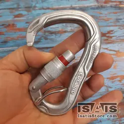 کارابین پیچ گلابی شکل ادلراید EDELRID مدل بالت پروف اکو فنردار BULLETPROOF FG ECO