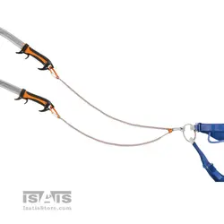 بند حمایل تبر یخ دوبازو پتزلPETZL مدل وی لینک V-LINK