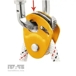 قرقره یک طرفه بلبرینگی پتزل PETZL مدل میکرو ترکشن Micro Traxion