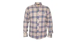 پیراهن کش چهارخانه طوسی