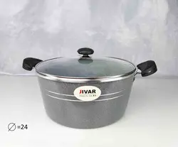 قابلمه سایز 24 ژیوار - فروشگاه ظروف گرانیتی ژیوار