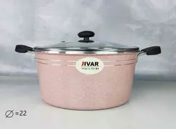 قابلمه سایز 22 ژیوار - فروشگاه ظروف گرانیتی ژیوار