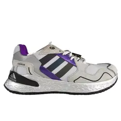 کفش مردانه آدیداس 3 خط طوسی بنفش