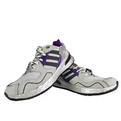 کفش مردانه آدیداس 3 خط طوسی بنفش