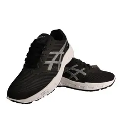 کفش مردانه آسیکس مشکی سفید