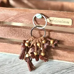 جاکلیدی چرمی شکوفه