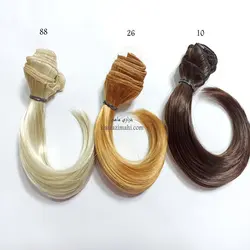 موی عروسک بیست سانت حالتدار{گیسو}