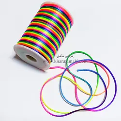 نوار قیطون ماکارونی هفت رنگ