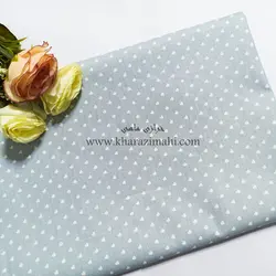 پارچه کتان نخ قلب ریز طرح لارا