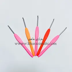 قلاب بافتنی دسته ژله ای شماره 3.5