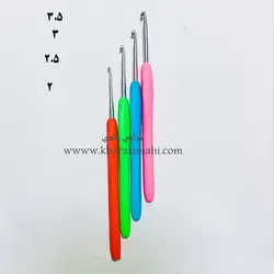 قلاب بافتنی دسته ژله ای شماره 3.5