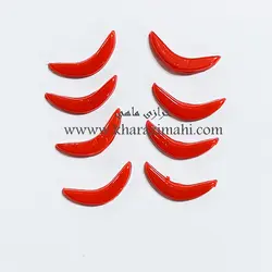 لب پلاستیکی عروسک طرح نیم لب لبخند 2 سانت
