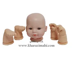 کیت خام عروسک طرح بازیگوش سلیکونی کد 11
