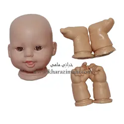 کیت خام عروسک طرح بازیگوش سلیکونی کد 11