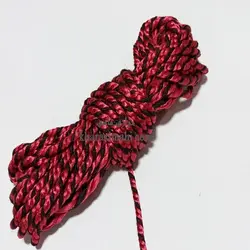 ریسه کنفی رنگی{دو رنگ قرمز،مشکی}