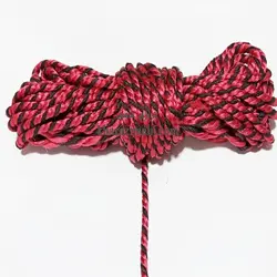 ریسه کنفی رنگی{دو رنگ قرمز،مشکی}