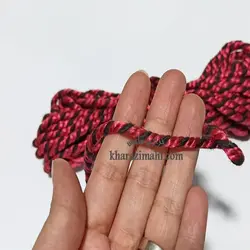 ریسه کنفی رنگی{دو رنگ قرمز،مشکی}